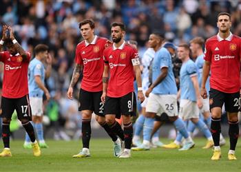 تشكيل مانشستر يونايتد أمام مانشستر سيتي مارسيال يقود الهجوم ورباعي في الوسط