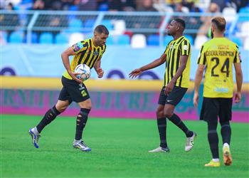 فيديو عبد الرزاق حمد الله ي سجل هدف تعادل اتحاد جدة أمام الباطن