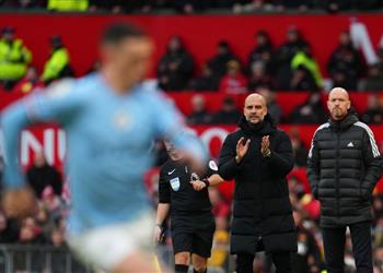 جوارديولا هدف برونو غير صحيح ولا يهمني إذا لم نفز بالدوري الإنجليزي