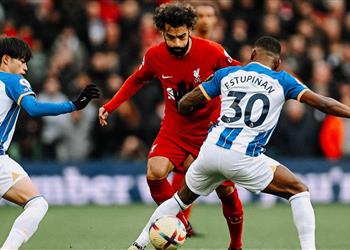تقييم محمد صلاح بعد هزيمة ليفربول أمام برايتون بثلاثية في الدوري الإنجليزي