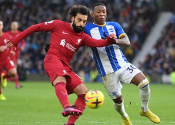 جماهير ليفربول تتوجه بطلب إلى كلوب بعد أداء محمد صلاح أمام برايتون