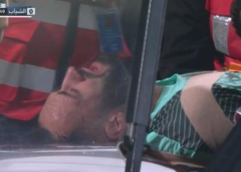 فيديو بكاء أوسبينا حارس النصر بسبب إصابة في الكتف ورد فعل أبو جبل