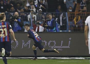 فيديو جافي يسجل هدف برشلونة الأول أمام ريال مدريد