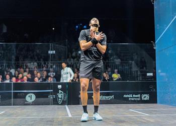 مصطفى عسل يتوج بلقب هيوستن للإسكواش بفوز ساحق على الشوربجي