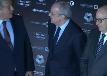 لابورتا بيريز تحدث بكلمات لطيفة عن لاعب برشلونة وريال مدريد منافس جدير