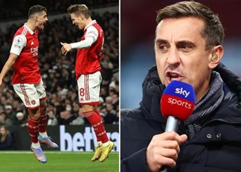 جاري نيفيل هالاند لن يسمح لـ آرسنال بتحقيق الدوري الإنجليزي