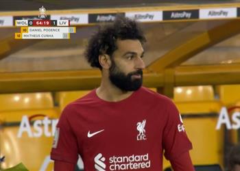 جماهير ليفربول تعلق على شارة قيادة محمد صلاح أمام ولفرهامبتون في كأس الاتحاد