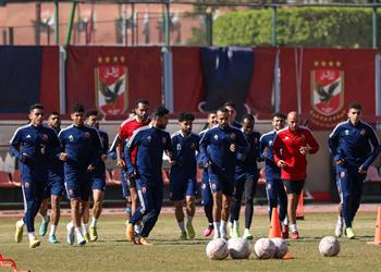 مران الأهلي تدريبات استشفائية للاعبين وتقسيمة قوية استعداد ا لـ الزمالك