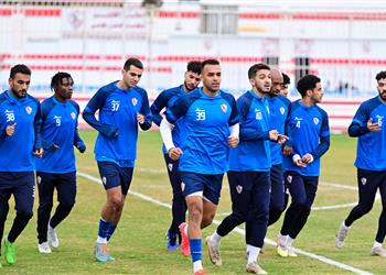 مران الزمالك حسين ياسر يبدأ مهام عمله وفيريرا يعقد جلسة مع اللاعبين