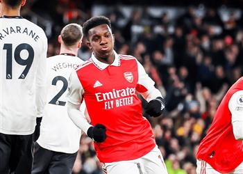 فيديو نكيتياه يسجل هدف تعادل آرسنال أمام مانشستر يونايتد