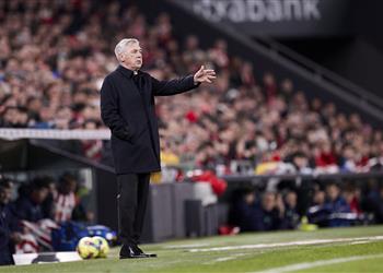 أنشيلوتي لاعب ريال مدريد يتمناه الجميع والتسجيل المبكر ساعدنا أمام أتلتيك بلباو