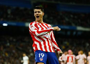 فيديو موراتا يسجل هدف أتلتيكو مدريد الأول أمام ريال مدريد