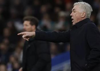 أنشيلوتي يبدى اندهاشه من تغير أداء لاعبي ريال مدريد أمام أتلتيكو ويرد على شكوى سيميوني