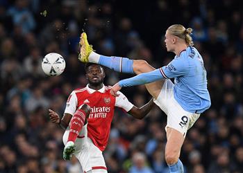 فيديو ناثان آكي يقود مانشستر سيتي لفوز صعب على آرسنال والتأهل إلى ثمن نهائي كأس الاتحاد