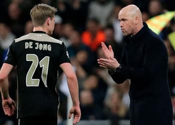 تقارير تين هاج لم يفقد الأمل في التعاقد مع فرينكي دي يونج