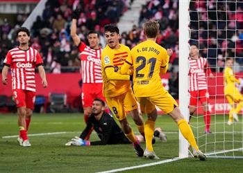 فيديو برشلونة يعزز صدارته للدوري الإسباني بهدف أمام جيرونا