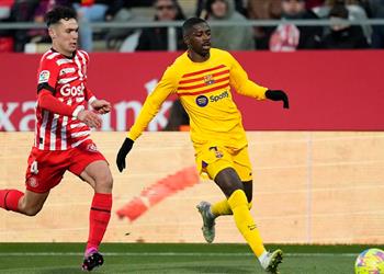 شكوك حول لحاق ديمبلي بـ مباراة برشلونة ومانشستر يونايتد في الدوري الأوروبي