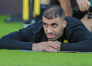 فيديو عبد الرزاق حمد الله يسجل هدف اتحاد جدة الثاني أمام الفيحاء