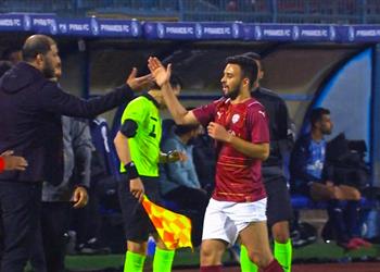 فيديو في الوقت القاتل صلاح محسن ي سجل هدف تعادل سيراميكا كليوباترا الثاني أمام بيراميدز