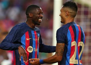 إصابة ديمبلي تضع رافينها في اختبار حاسم مع برشلونة