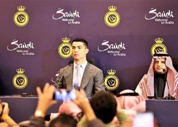 فيديو رونالدو يتحدث باللغة العربية في حفل تقديمه مع النصر السعودي