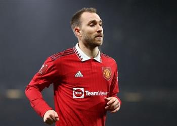 مانشستر يونايتد ي علن تشخيص إصابة إريكسن القوية ومدة غيابه عن الملاعب