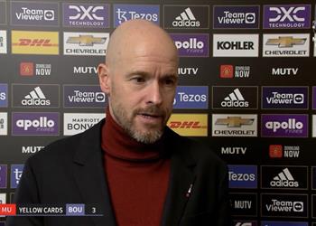 مدرب مانشستر يونايتد يثير القلق حول إصابة فان دي بيك