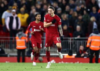 فيديو نونيز يسجل هدف تعادل ليفربول أمام ولفرهامبتون في كأس الاتحاد الإنجليزي