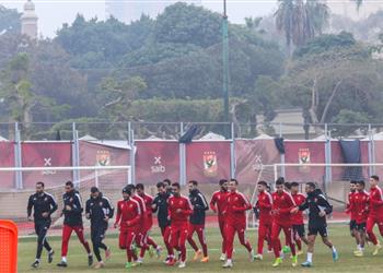 مران الأهلي محاضرة كولر ومشاركة طاهر محمد استعداد ا لـ المصري