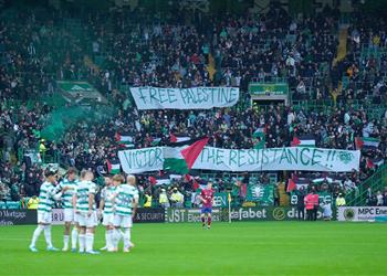 جماهير سيلتيك تهاجم إدارة النادي بسبب فلسطين منافقون وفعلتم العكس مع أوكرانيا