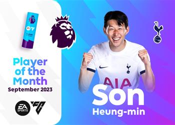 سون يتفوق على محمد صلاح ويتوج بجائزة لاعب شهر سبتمبر في الدوري الإنجليزي