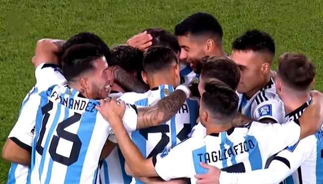 هدف فوزالارجنتين علي باراجواي 1 0 تصفيات كأس العالم