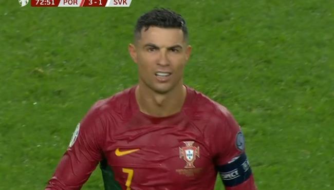 هدف رونالدو الثاني في مرمي سلوفاكيا بتصفيات كاس امم اوروبا