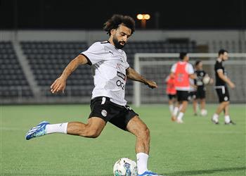 صور منتخب مصر يواصل تدريباته استعداد ا لمواجهة الجزائر ودي ا