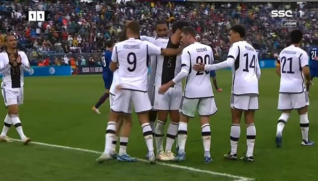 اهداف مباراة المانيا وامريكا 3 1 مباراة ودية