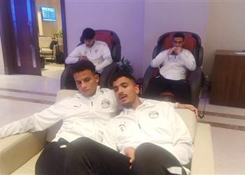 صور بعثة منتخب مصر الأولمبي تصل القاهرة بعد الفوز على أوزبكستان ودي ا