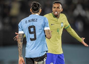 فيديو نونيز يسجل وأوروجواي تهزم البرازيل بثنائية في تصفيات كأس العالم وإصابة نيمار