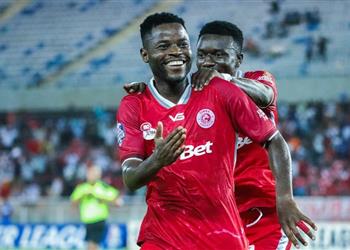 مهاجم سيمبا لـ بطولات أتمنى أن يعيد التاريخ نفسه أمام الأهلي ويوضح مهمة ميكيسوني