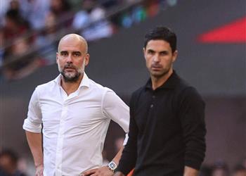 أرتيتا يوضح ما قاله جوارديولا له بعد خسارة مانشستر سيتي أمام آرسنال