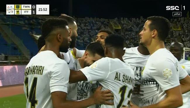 اهداف مباراة الاتحاد والتعاون 1 1 الدوري السعودي