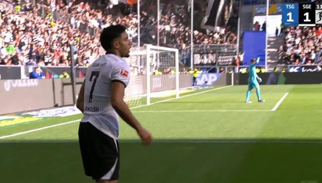 هدف عمر مرموش في مرمي هوفنهايم بالدوري الالماني