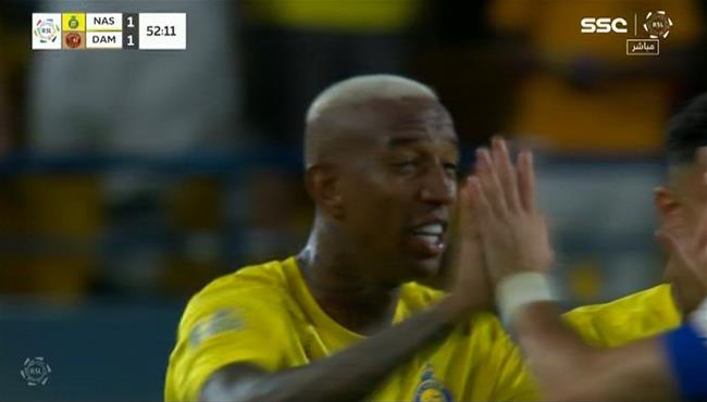 اهداف مباراة النصر وضمك 2 1 الدوري السعودي