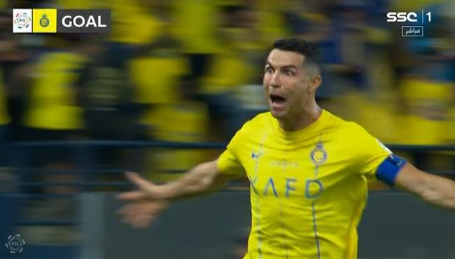 هدف رونالدو العالمي في مرمي ضمك بالدوري السعودي