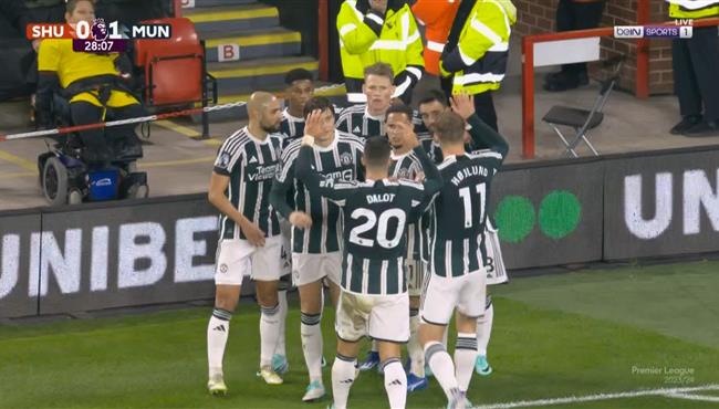 اهداف مباراة مانشستر يونايتد وشيفيلد 2 1 الدوري الانجليزي