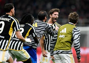 فيديو يوفنتوس يحسم ديربي إيطاليا بهدف أمام ميلان ويلاحق إنتر