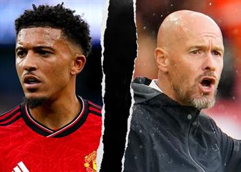 فيديو بسبب سانشو مانشستر يونايتد ي صح ح ذلة لسان تين هاج قبل مباراة كوبنهاجن