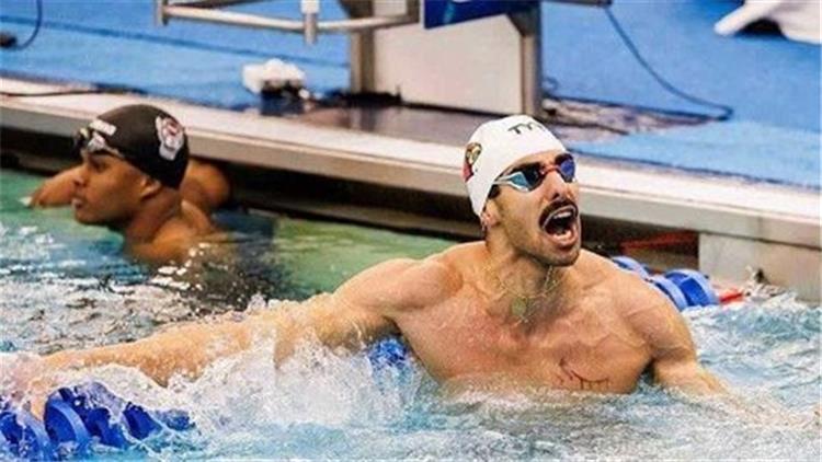 عبد الرحمن سامح بطل مصر للسباحة