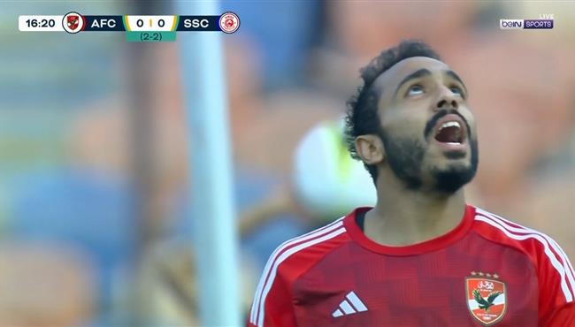 كهربا يهدر هدف محقق امام سيمبا بدوري السوبر الافريقي