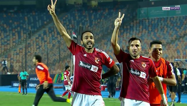 هدف محمود كهربا في مرمي سيمبا بدوري السوبر الافريقي