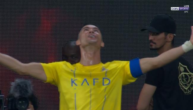 هدف كريستيانو رونالدو الثاني في مرمي الدحيل بدوري ابطال اسيا